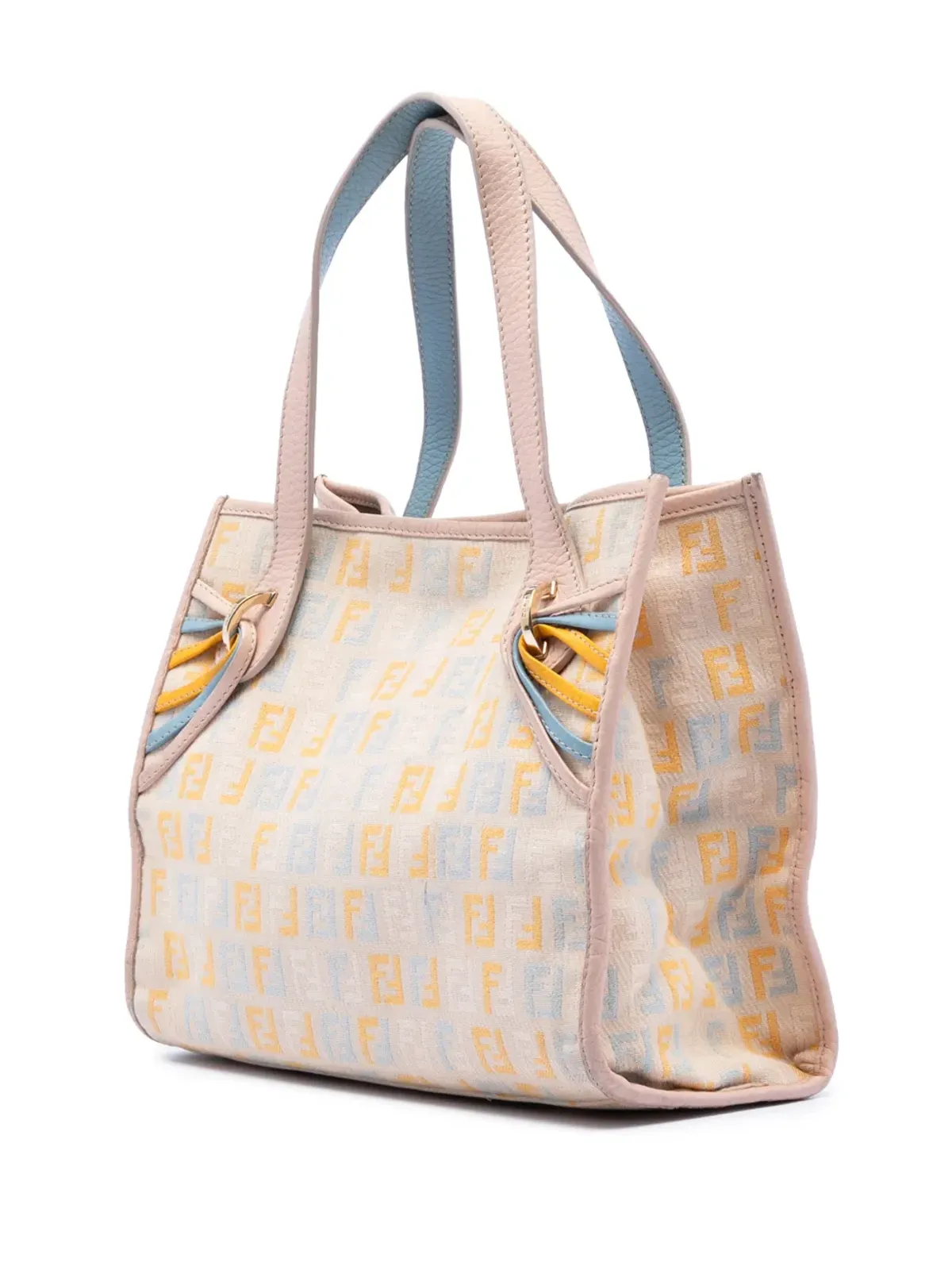 Fendi Pre-Owned マルチカラー ズッキーノ トートバッグ ブラウン - 画像3