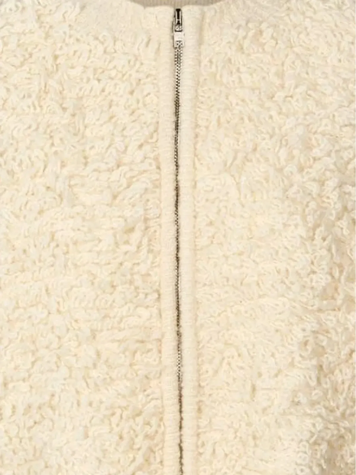 RABENS SALONER Alice zip cardigan - Neutrals - 画像2
