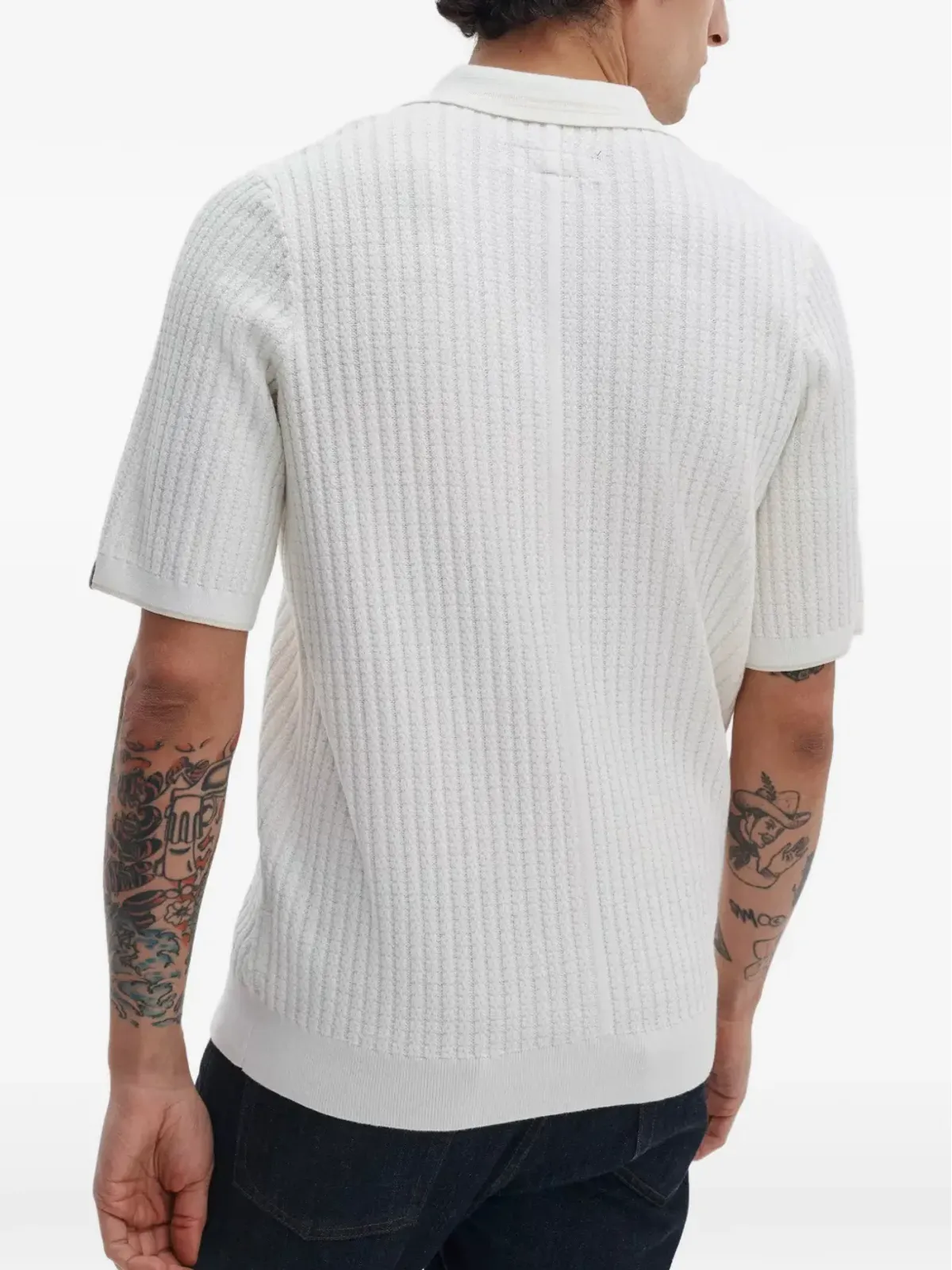 rag & bone ハーヴィー テクスチャード ポロシャツ - 画像4