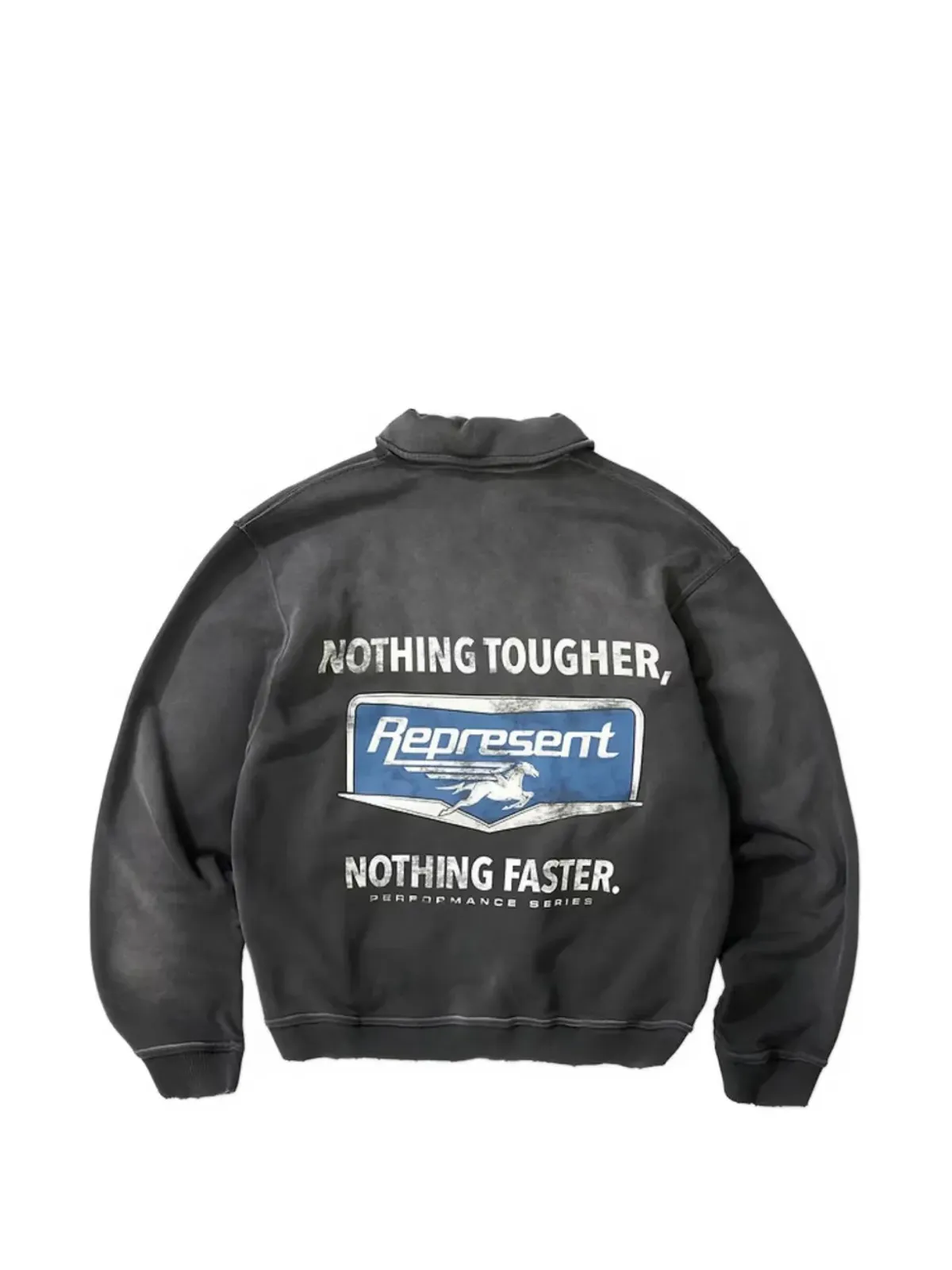 Represent ジップグラフィック スウェットシャツ - グレー - 画像5