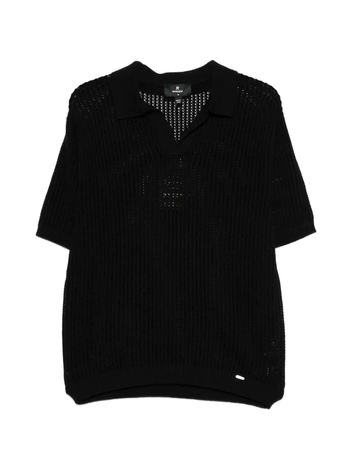 Represent ベバリー オープンニットTシャツ - ブラック - 画像1