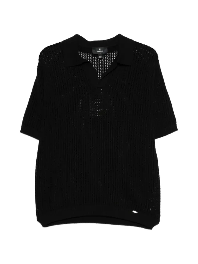 REPRESENT Represent ベバリー オープンニットTシャツ - ブラックの商品画像