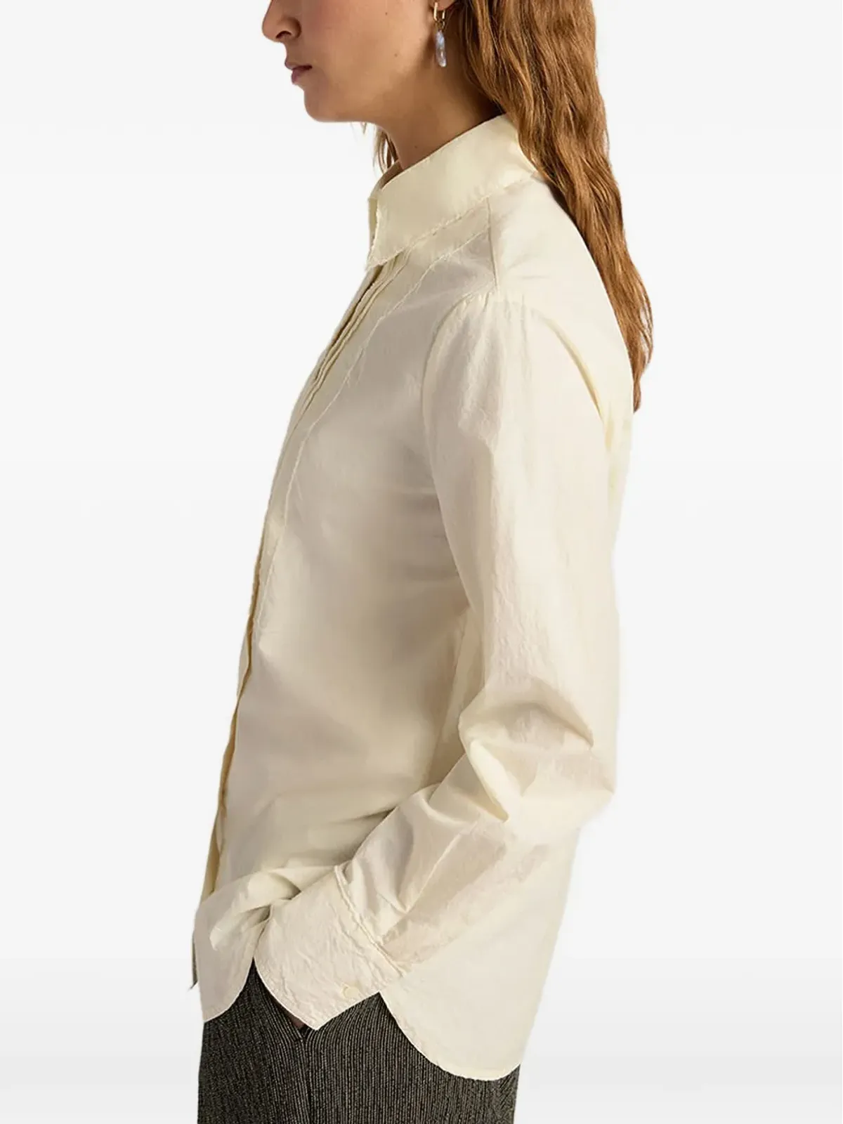 Momoni Anasazi crinkled shirt - 画像5
