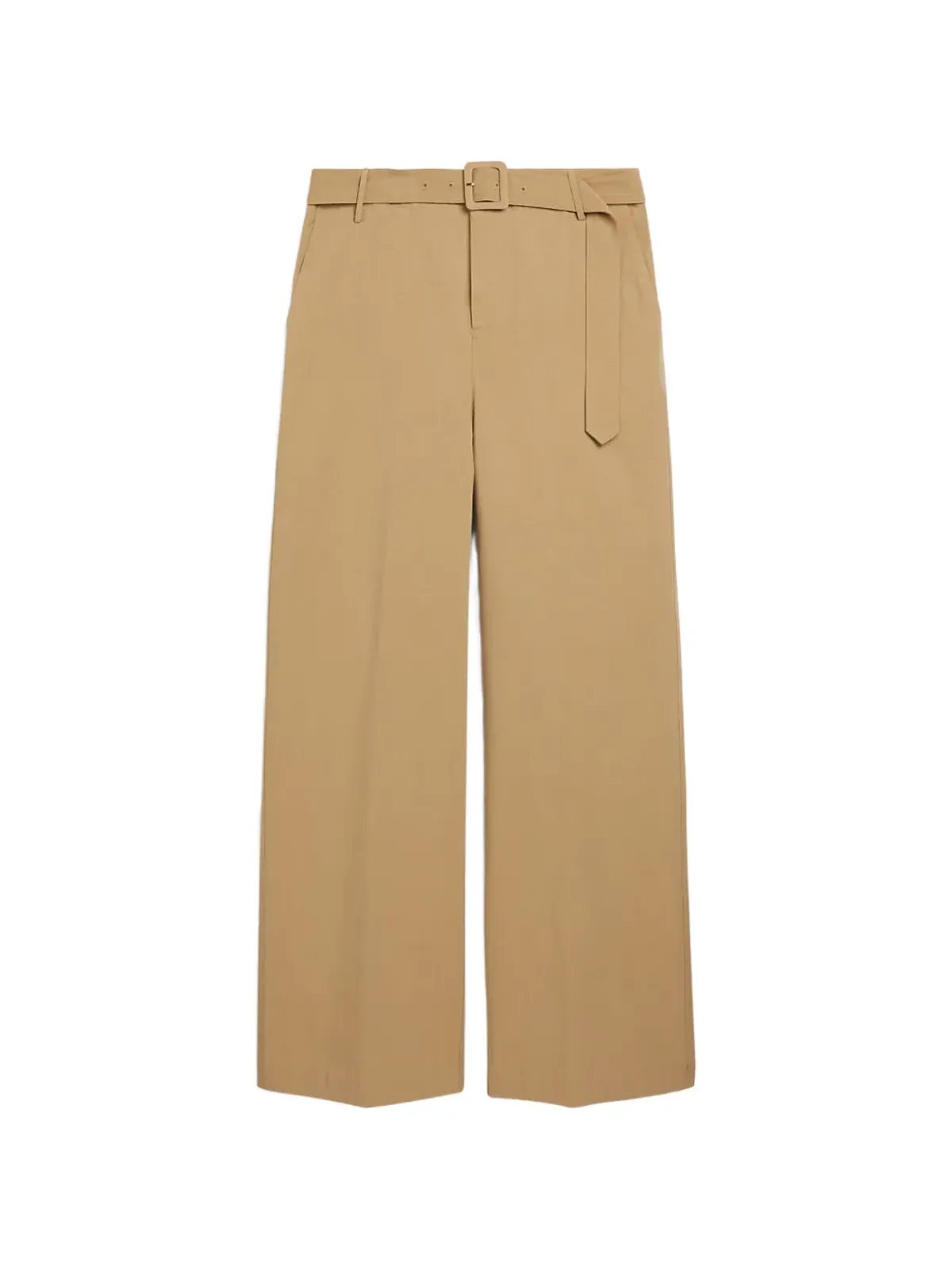 Momoni belted straight leg trousers - Neutrals - 画像1