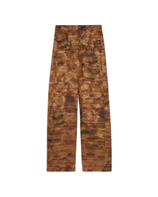 Momoni Aguila printed jacquard flared trousers - サムネイル1