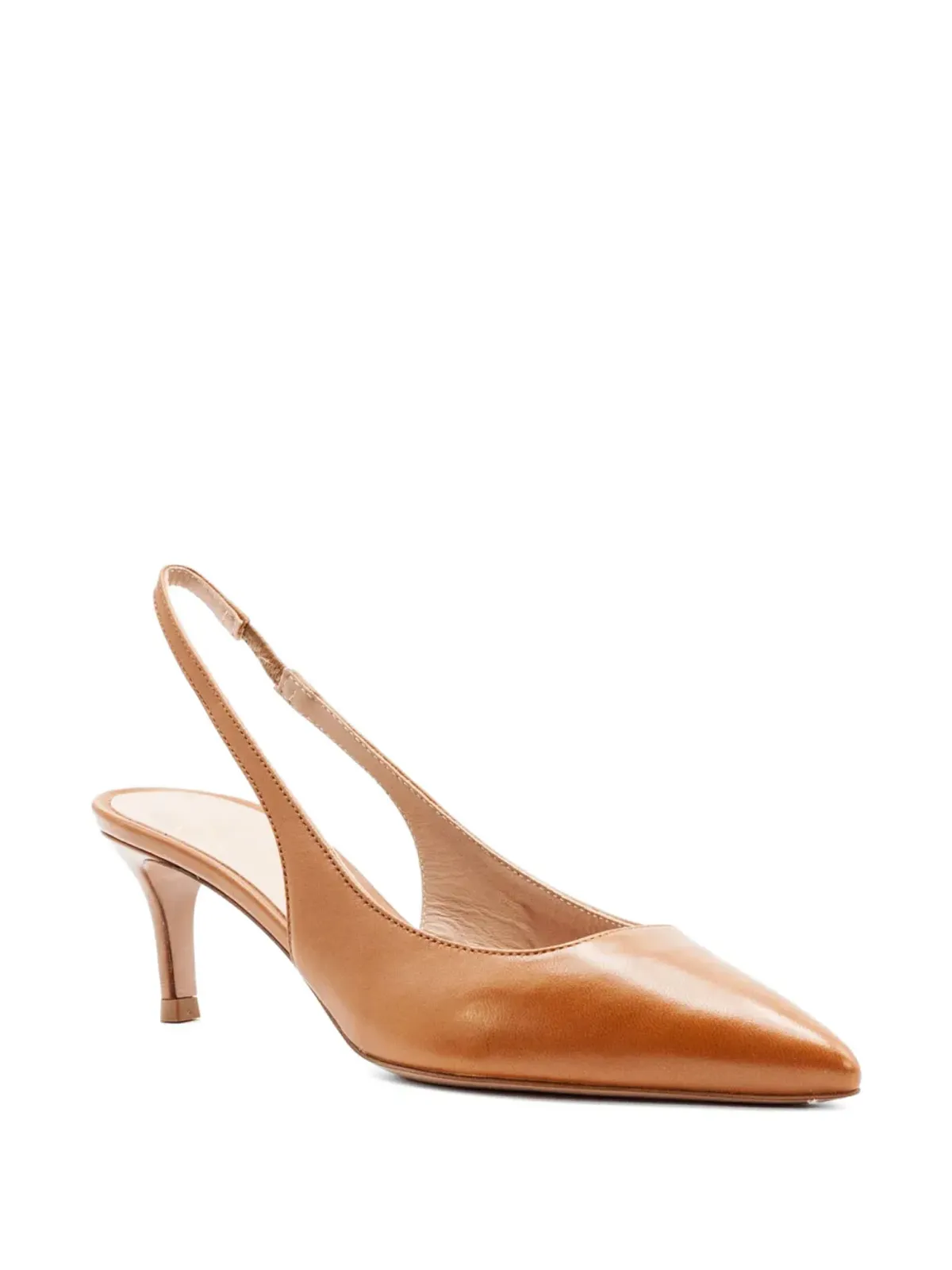 Festa Milano Dalila スリングバックヒールパンプス ブラウン - 画像2