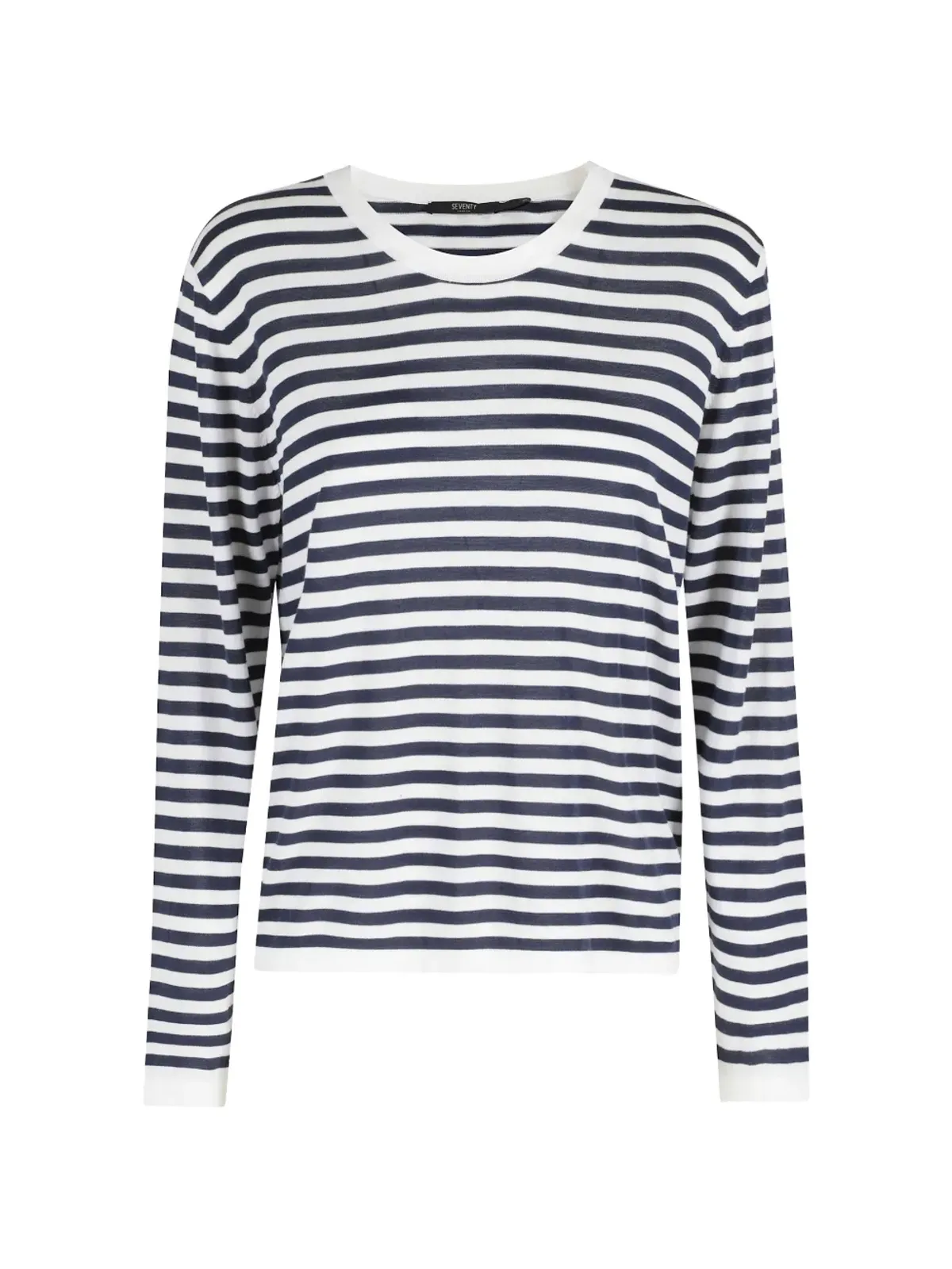 Seventy striped knitwear - Blue - 画像1