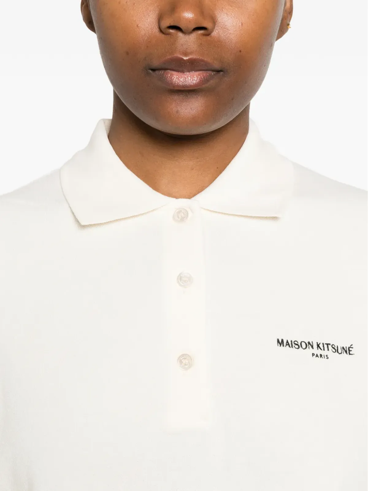 Maison Kitsuné ボタン付きポロシャツ - 画像5