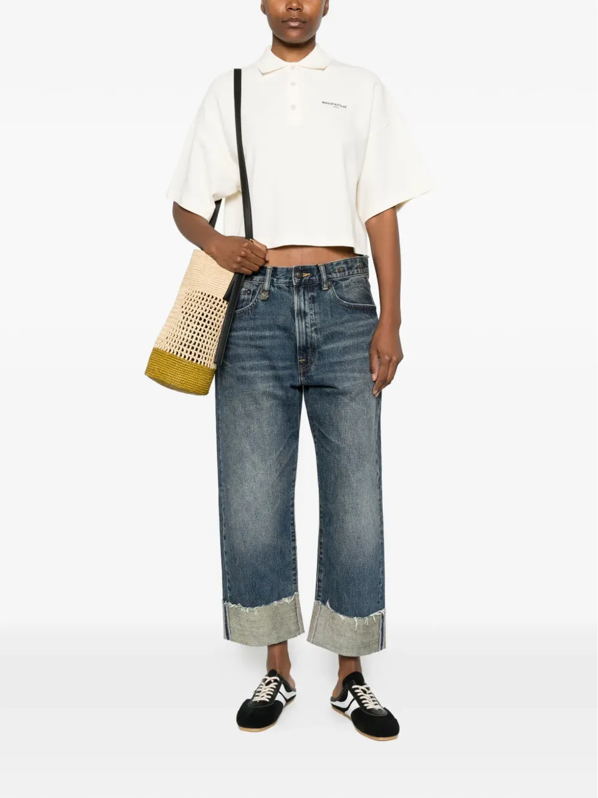 Maison Kitsuné ボタン付きポロシャツ - 画像2