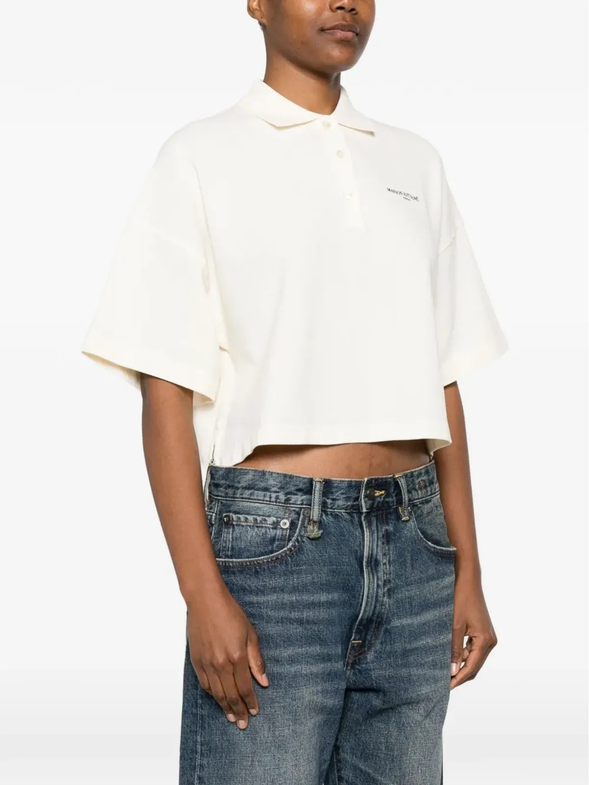Maison Kitsuné ボタン付きポロシャツ - 画像3