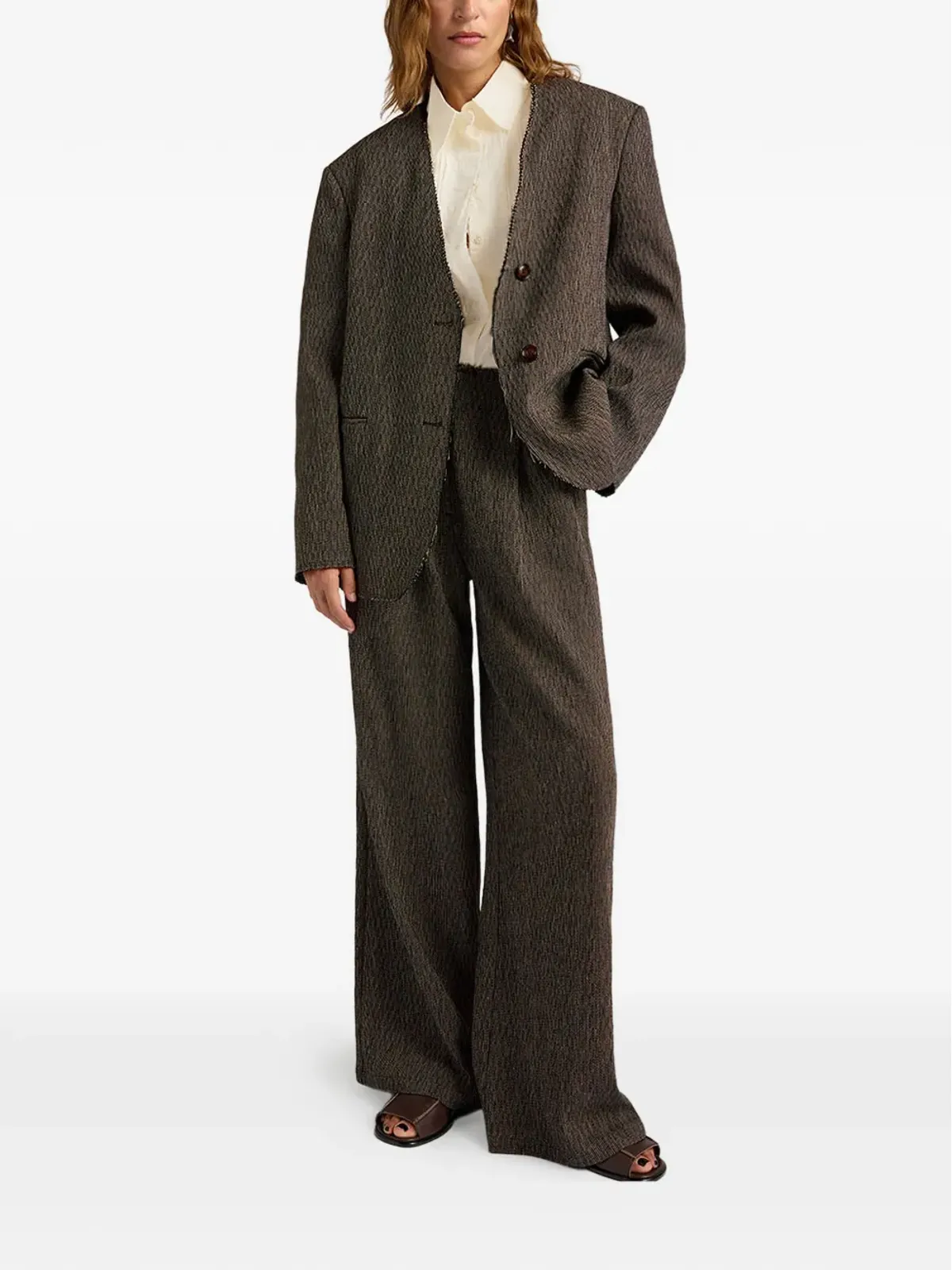 Momoni Sierrao palazzo pants - Black - 画像2
