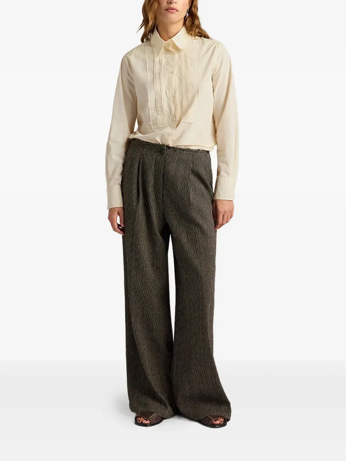 Momoni Sierrao palazzo pants - Black - 画像4