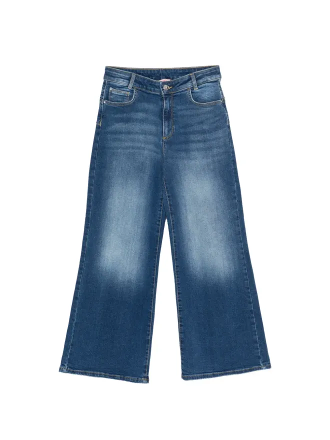 Liu Jo Kids Liu Jo Kids ベルトループ付きジーンズの商品画像