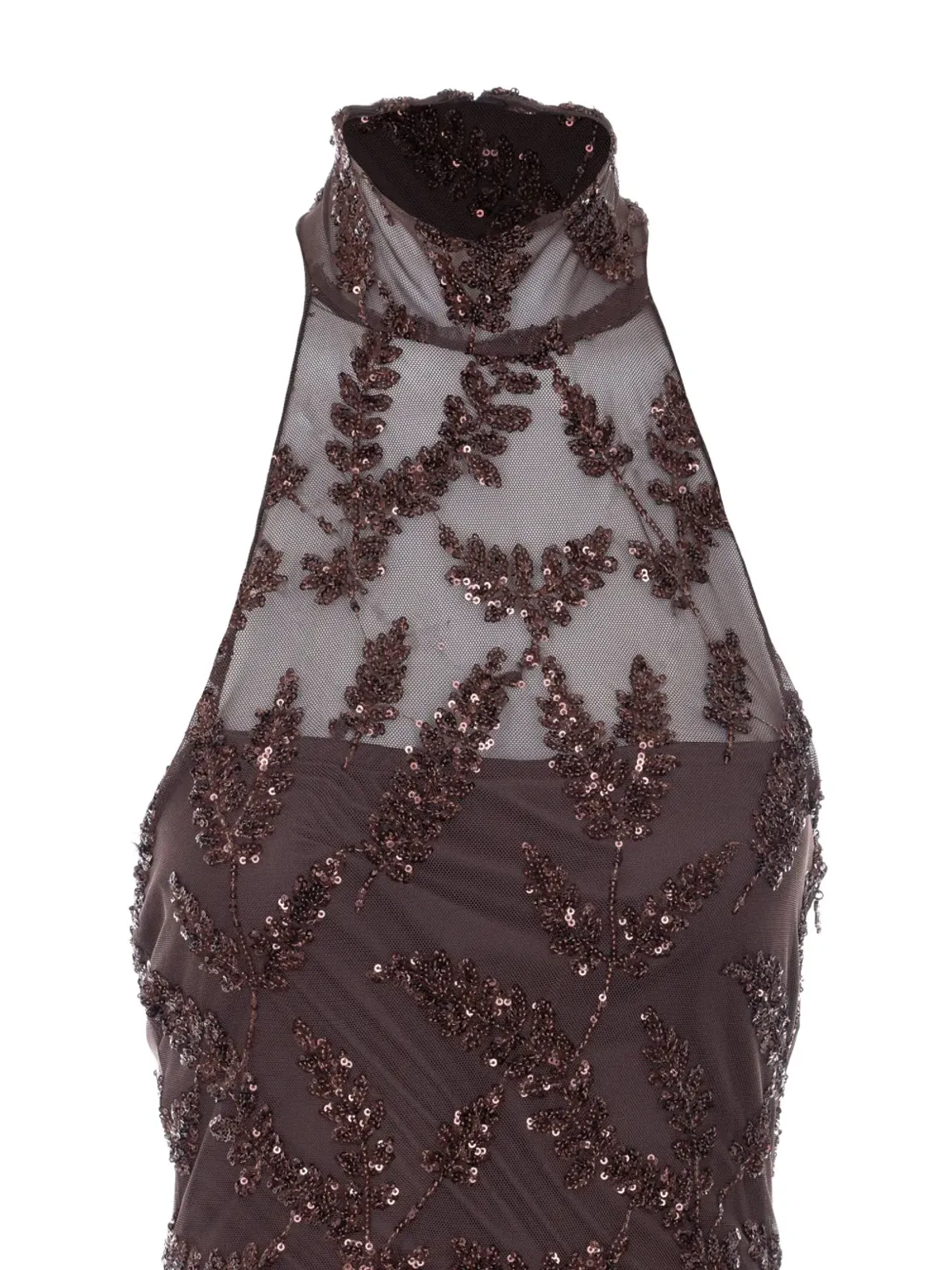 Aniye By Uma halterneck sequin embroidered mini dress - 画像3