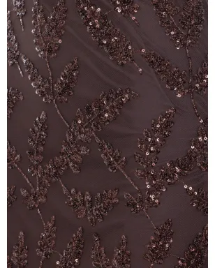 Aniye By Uma halterneck sequin embroidered mini dress - サムネイル4