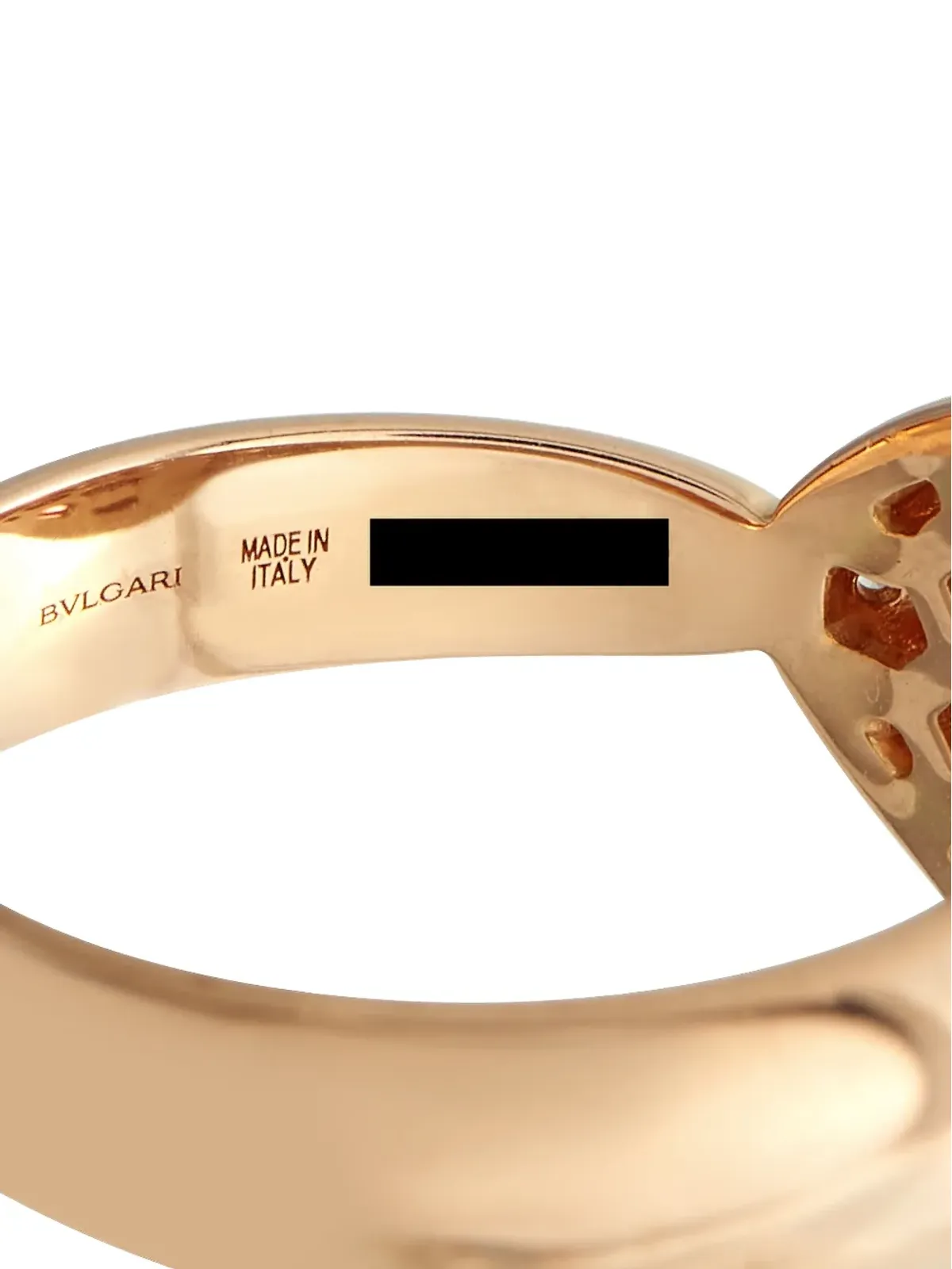 Bvlgari ビンテージ セルペンティ セドゥットリ ダイヤモンドとトルマリン リング - 画像3