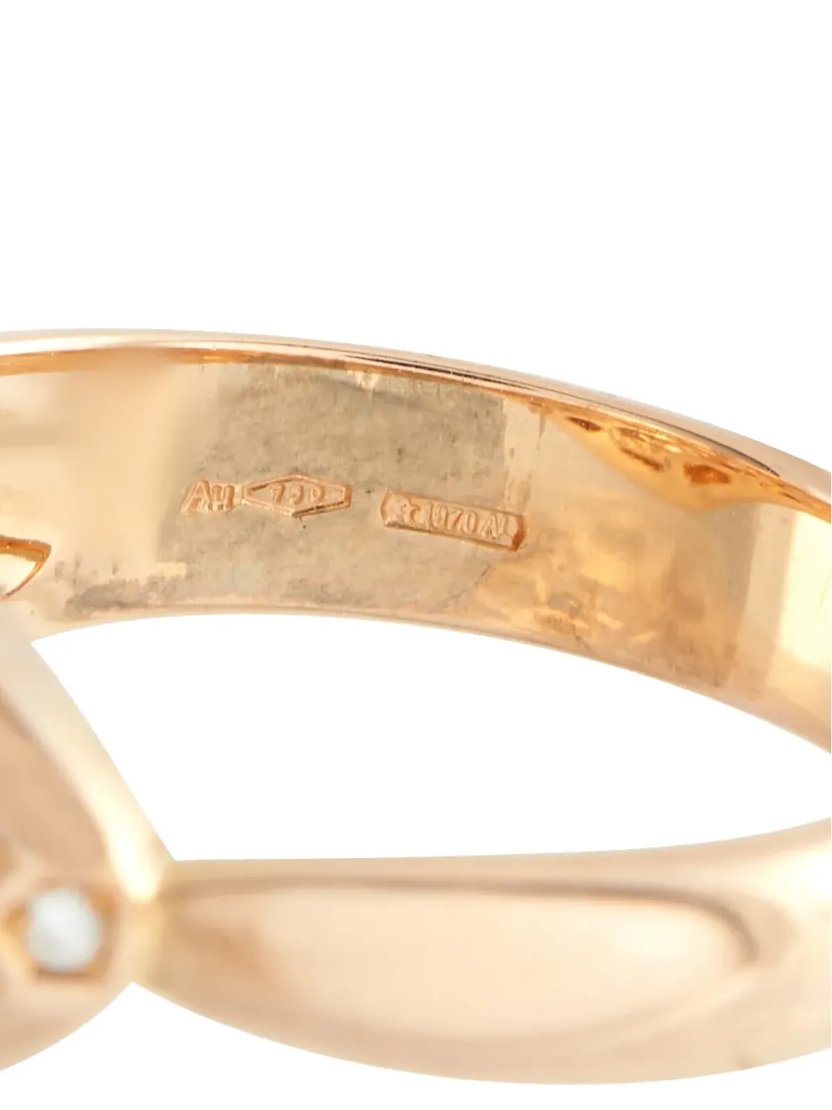 Bvlgari ビンテージ セルペンティ セドゥットリ ダイヤモンドとトルマリン リング - 画像4