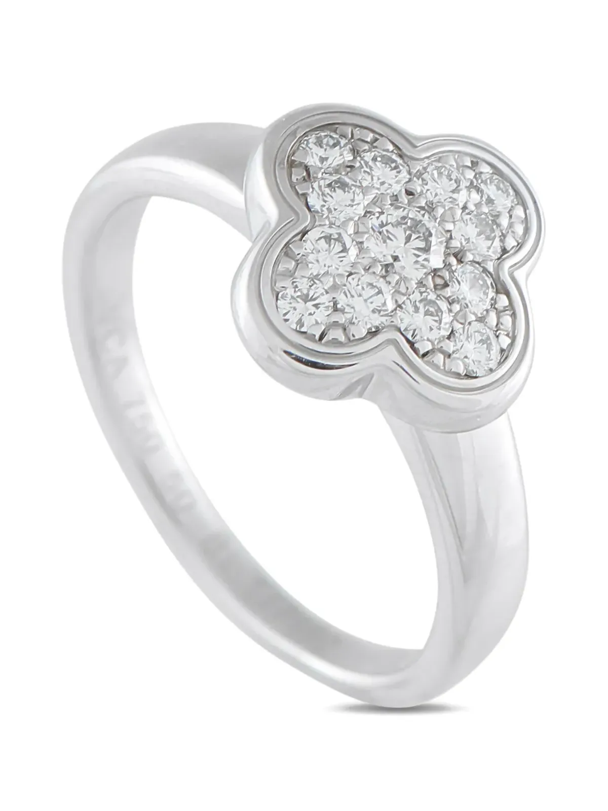 Van Cleef & Arpels ピュア アルハンブラ ダイヤモンドリング - 画像2