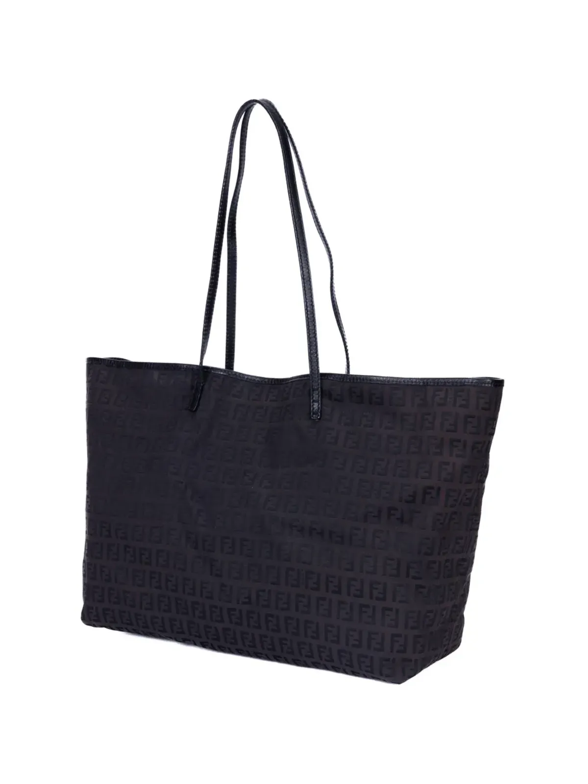 Fendi Pre-Owned ズッキーノ・モノグラム トップハンドル トートバッグ - 画像3