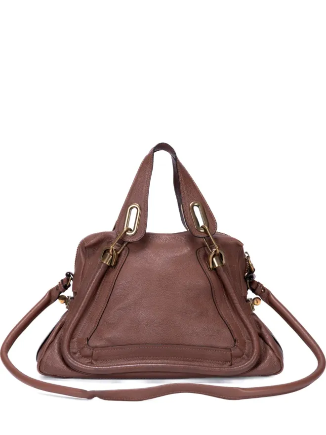 Chloé Pre-Owned Chloé Pre-Owned パラティー ブラウン レザー ハンドバッグの商品画像
