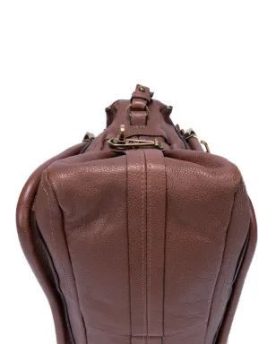Chloé Pre-Owned パラティー ブラウン レザー ハンドバッグ - サムネイル5