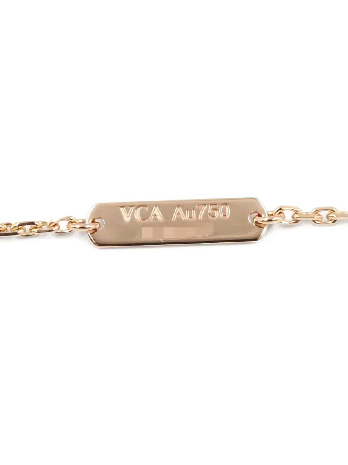Van Cleef & Arpels Pre-Owned マジックアルハンブラ カーネリアン ネックレス - 画像3