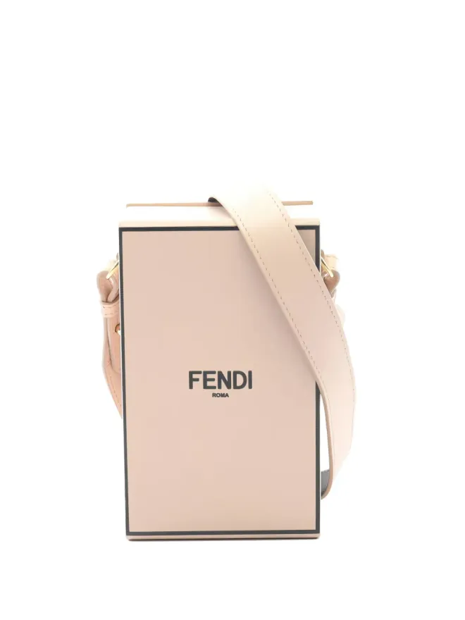 Fendi Pre-Owned Fendi ビンテージ 2010s Vertical Box mini crossbody bag - Pinkの商品画像