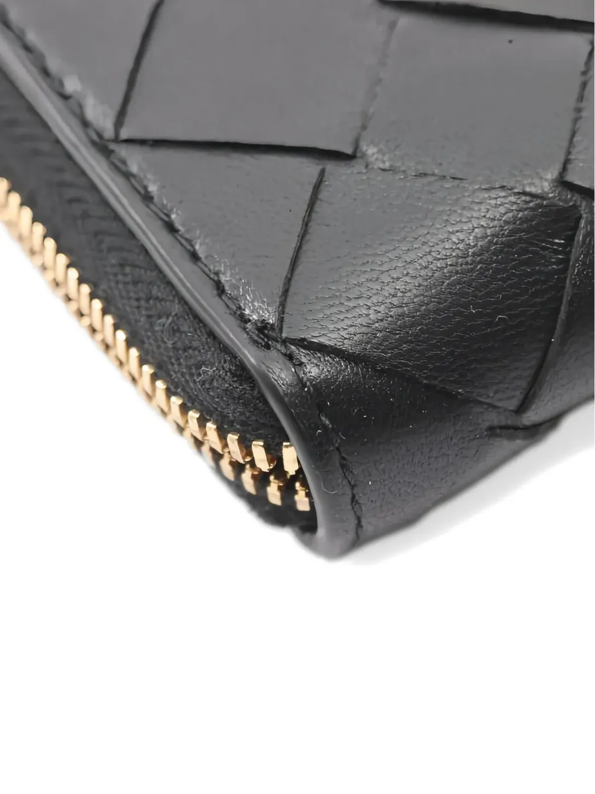 Bottega Veneta Pre-Owned イントレチャーレザー コインパース - ブラック - 画像4