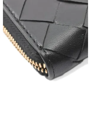 Bottega Veneta Pre-Owned イントレチャーレザー コインパース - ブラック - サムネイル4