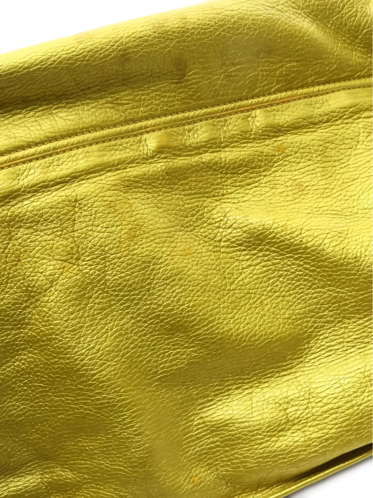 Bottega Veneta - 2000年代イントレッチャート・ディテール クロスボディバッグ イエロー - 画像5