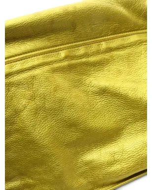 Bottega Veneta - 2000年代イントレッチャート・ディテール クロスボディバッグ イエロー - サムネイル5