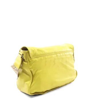 Bottega Veneta - 2000年代イントレッチャート・ディテール クロスボディバッグ イエロー - サムネイル2