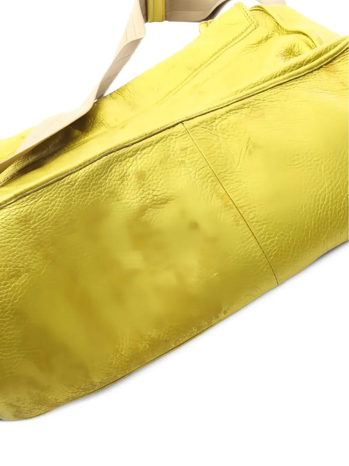 Bottega Veneta - 2000年代イントレッチャート・ディテール クロスボディバッグ イエロー - 画像3