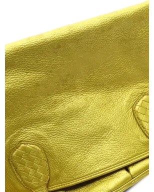 Bottega Veneta - 2000年代イントレッチャート・ディテール クロスボディバッグ イエロー - サムネイル4
