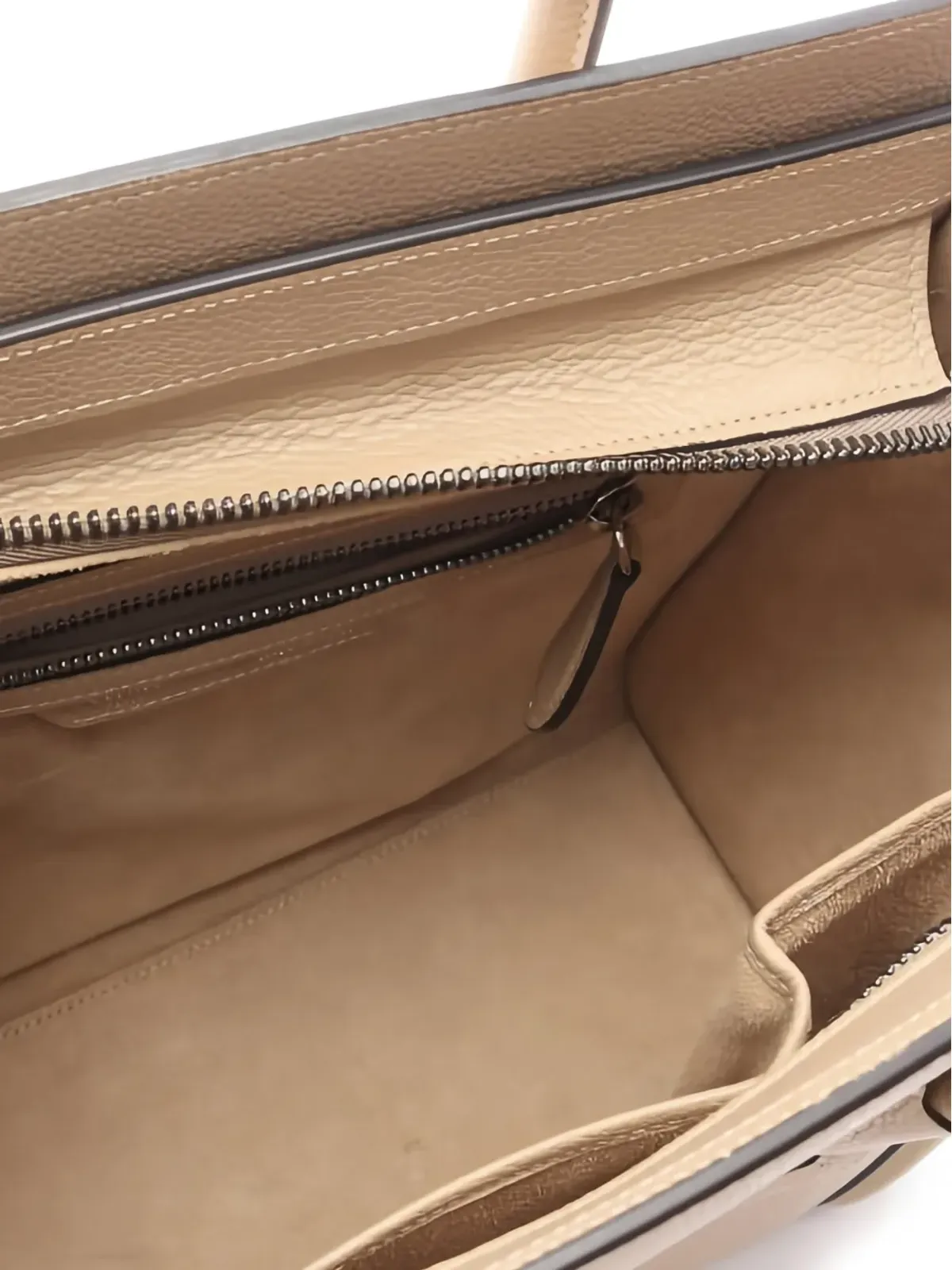 Celine Pre-Owned 2000s ミクロレザー トートバッグ - 画像3