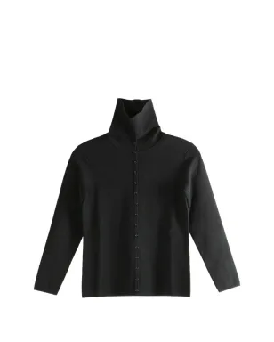 TOTEME ボタン付きロールネックカーディガン - サムネイル1