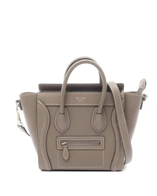 Celine Pre-Owned ナノ・ラゲージ レザー ハンドバッグ - サムネイル1