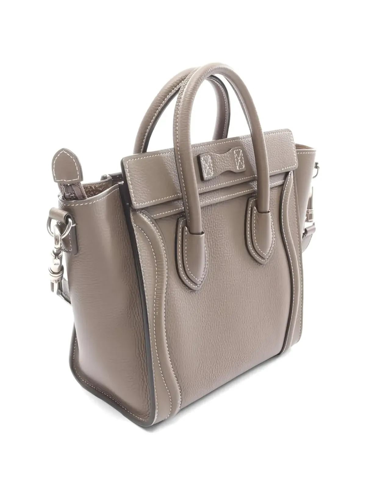 Celine Pre-Owned ナノ・ラゲージ レザー ハンドバッグ - 画像2