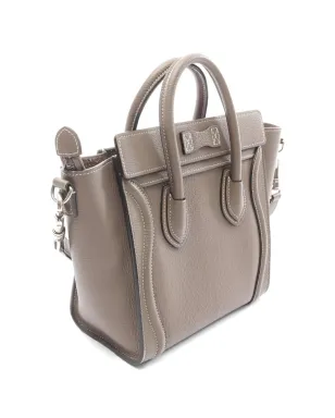 Celine Pre-Owned ナノ・ラゲージ レザー ハンドバッグ - サムネイル2