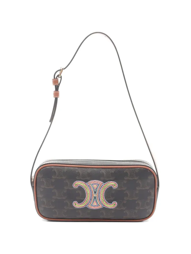 Celine Pre-Owned Celine Pre-Owned ミニ Cuill Triomphe レザー カメラショルダーバッグの商品画像