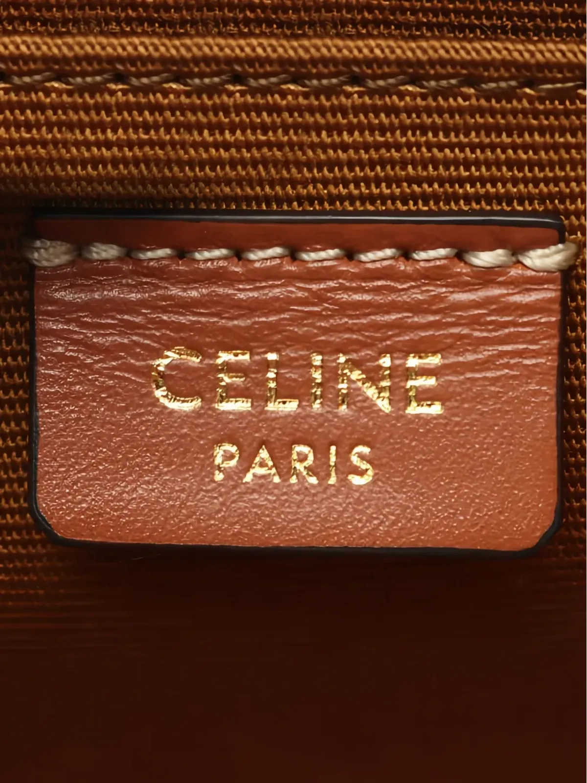 Celine Pre-Owned ミニ Cuill Triomphe レザー カメラショルダーバッグ - 画像5
