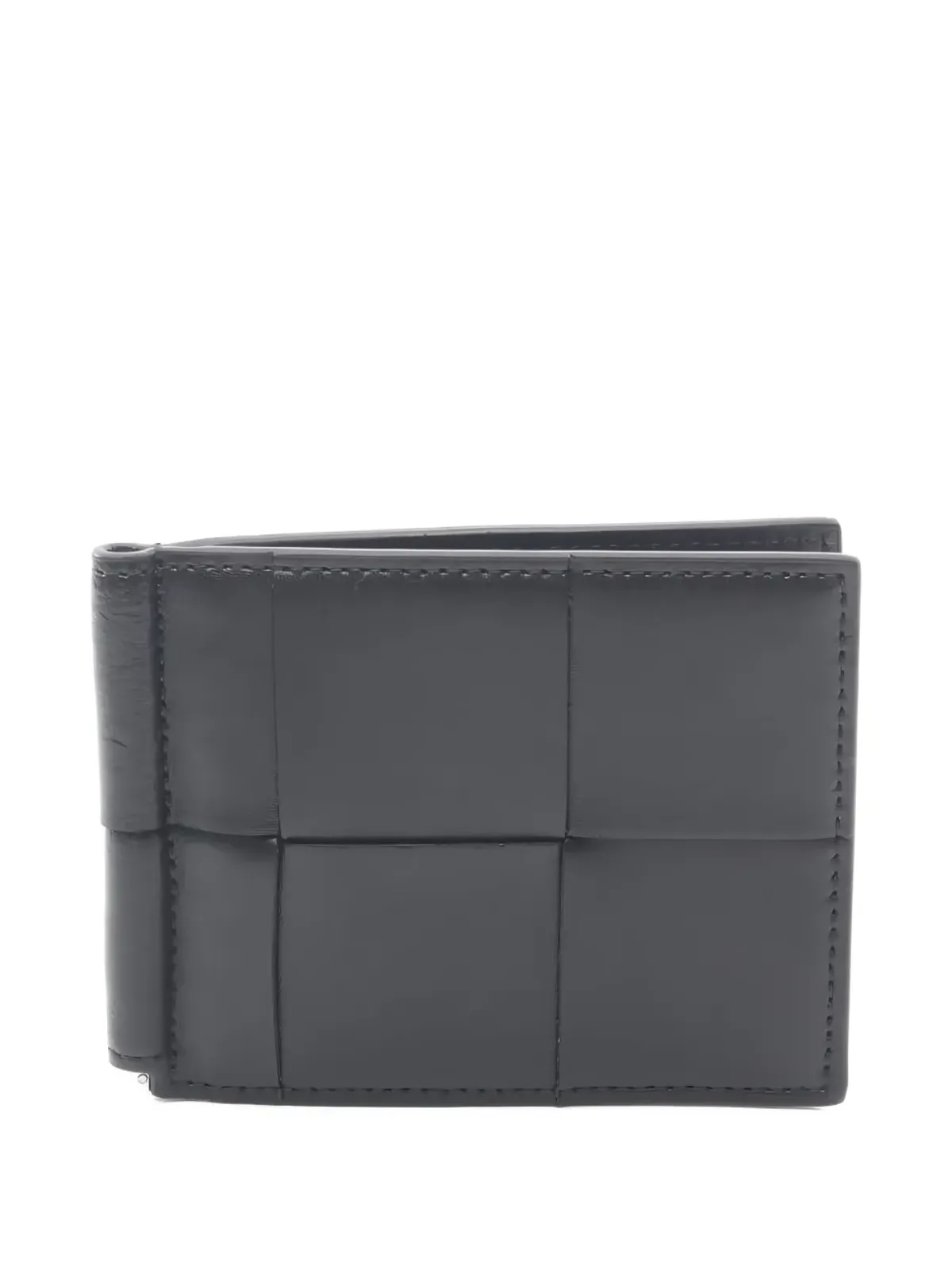 Bottega Veneta ビンテージ 20s カセットイントレッチアート レザー ウォレット - ブラック - 画像1