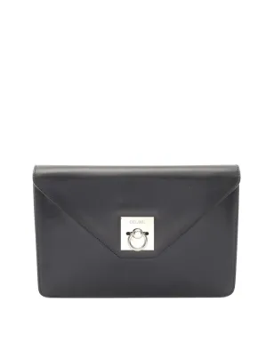 Celine ビンテージ 2000年代 レザー クラッチバッグ ブラック - サムネイル1