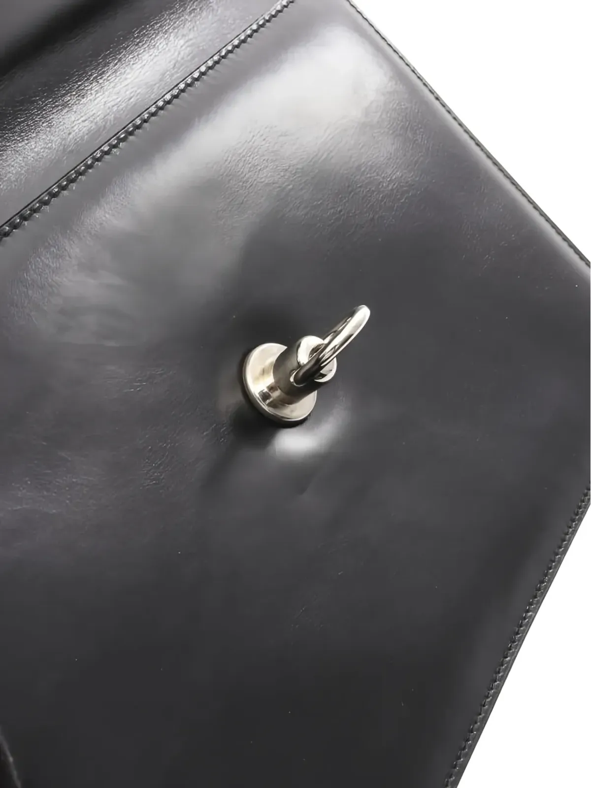 Celine ビンテージ 2000年代 レザー クラッチバッグ ブラック - 画像5