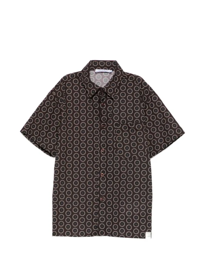 Paolo Pecora Kids Paolo Pecora Kids パターン柄シャツの商品画像