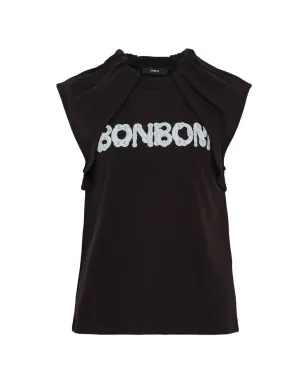 BONBOM ピアシングステッカープリント ドレープトップ - サムネイル1