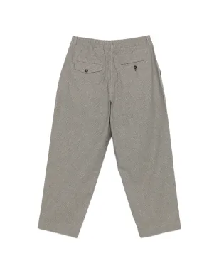Universal Works Lucas チェック柄プリーツパンツ（グレー） - サムネイル2