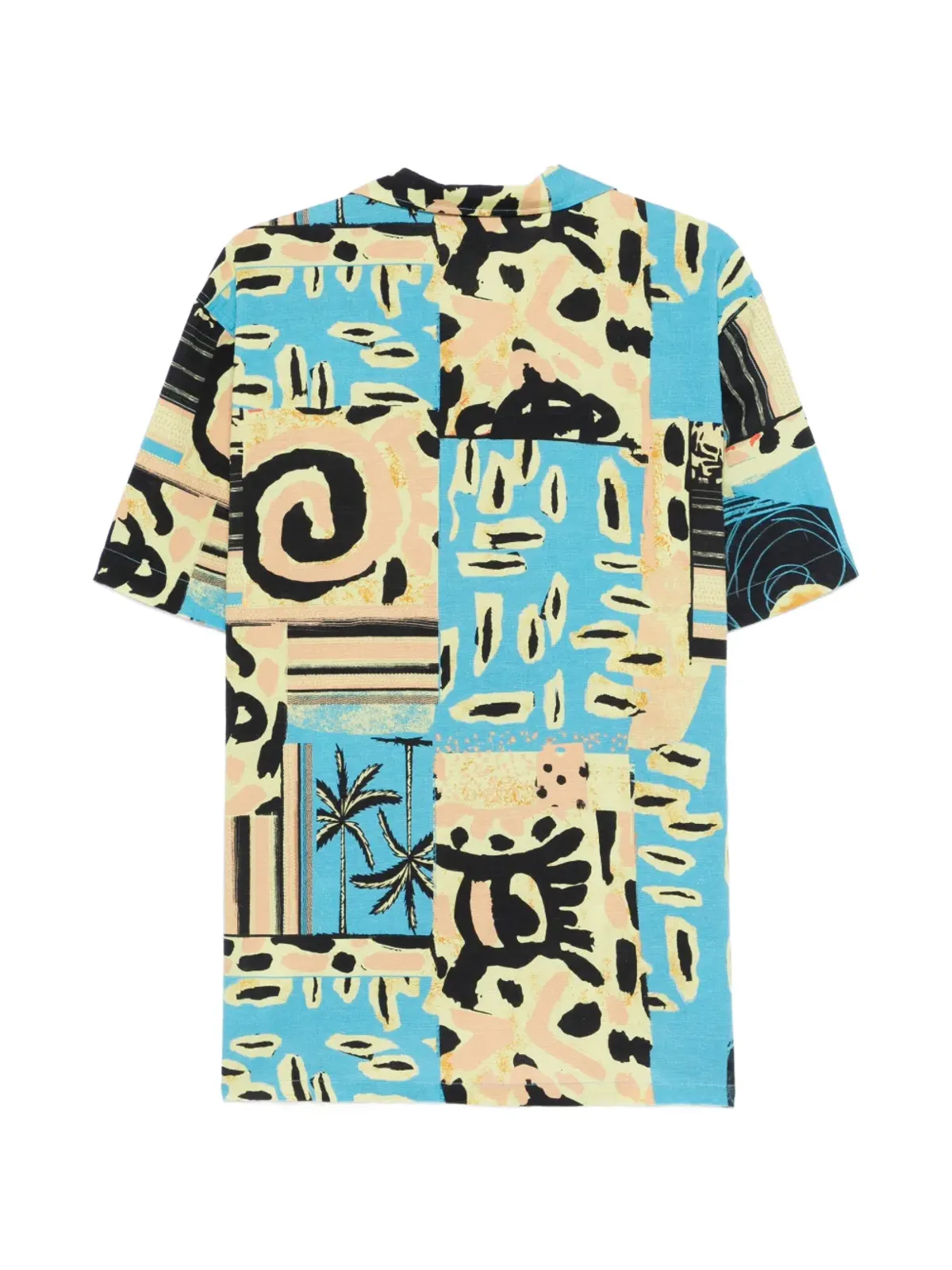 Deus Ex Machina abstract pocket shirt - Blue - 画像2