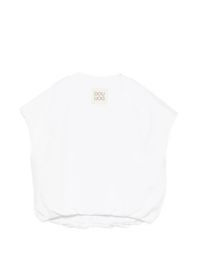 Douuod Kids Douuod Kids Vネック半袖スウェットシャツの商品画像