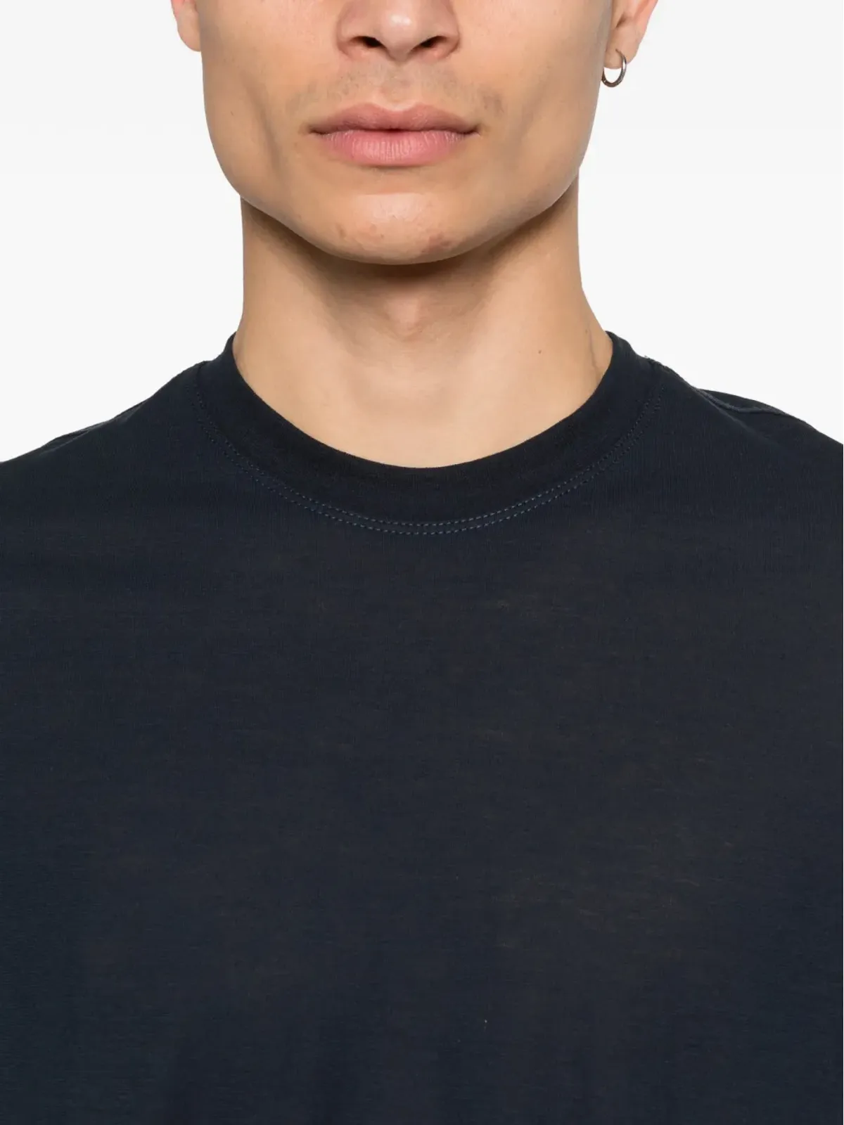 Kired VネックTシャツ ブルー - 画像5